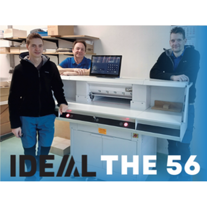 IDEAL THE56: качественный скачок в сегменте гильотинных резаков для оперативной полиграфии