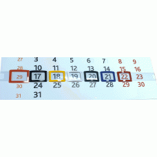 Курсор для календарей на жесткой ленте STARBIND