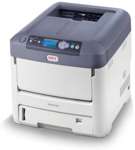 Цветной принтер А4 с белым тонером OKI Pro7411WT